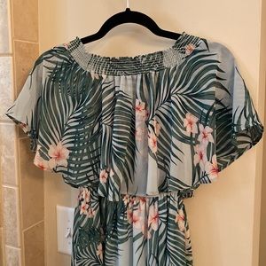 Show me your mumu off the shoulder floral dress